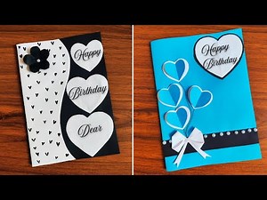How to Make 2 Simple Birthday Cards | DIY Craft Ideas