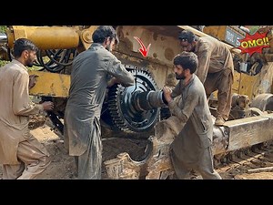 How to Repair Cracked Final Drive Tube of Caterpillar 5029 | Full Restoration Process