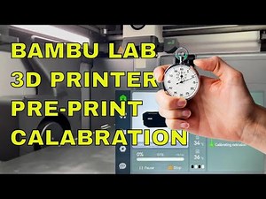 Bambu Lab Carbon X1: Full 7.5 Minute Calibration (Real-time, HDR) - Includes Chapters