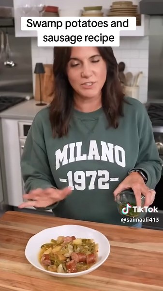 Swamp Potatoes and Sausage Recipe for Slow Cooker