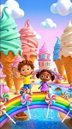 Ice Cream World Adventure | Cartoon Story for Kids