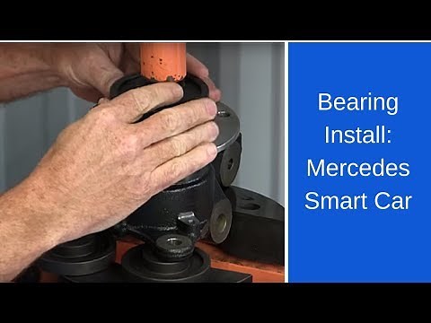 Mercedes Smart Car Bearing Installation