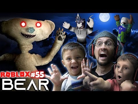 SCARY ROBLOX GAME! BEAR CHASE! 🐻 = 🏃 FGTeeV Creepy Hide and Seek (#55)