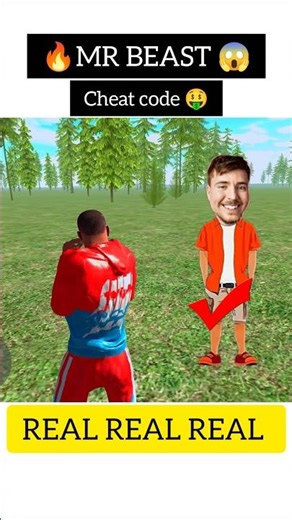 😱 MR BEAST - in Indian Bike Driving 3d | Real Code 🤑 #indiabike3d
