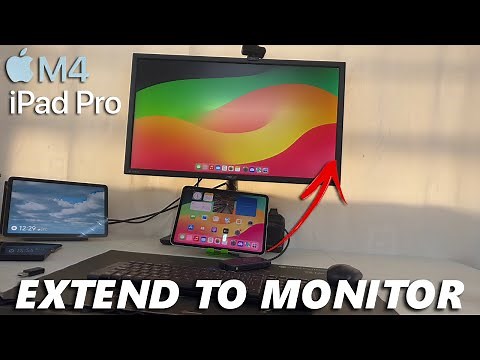 How To Connect M4 iPad Pro To External Monitor (Desktop Set Up)
