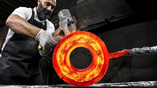 Forging Masterpieces: Crafting Unique Knives from Steel and Bearings