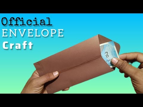 How to make official Envelope | Easy official envelope craft | Handmade Envelope