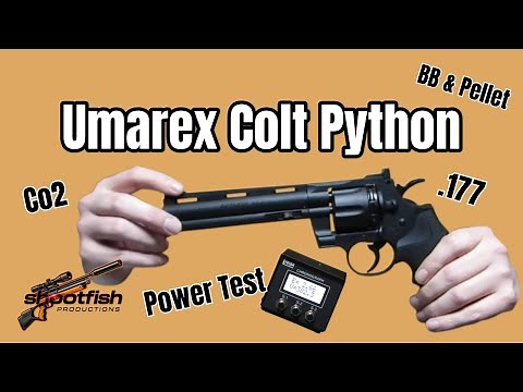 Umarex Colt Python .177 Co2 Pellet & BB Revolver Review & Power Test
