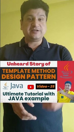 Template Method Design Pattern Tutorial with Java Programming Example