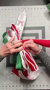Easy Christmas Wreath Update Using Leftover Ribbon