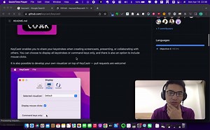 mac使用元技能03：如何MAC录制教程时屏幕显示按键 keycastr软件使用分享
