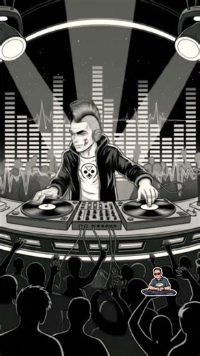 Epic Futuristic DJ Night | Comic Style EDM Energy ⚡🎧 #djmix #edm #partyvibes #fyp #DreamScreenAI