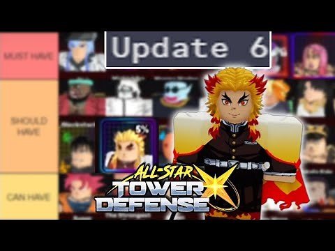 ALL STAR TOWER DEFENSE X UPDATE 6 UNITS TIER LIST (Best Units & Meta Units)! ASTD X ROBLOX