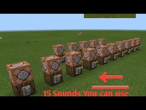 15 SOUNDS YOU CAN USE IN MINECRAFT USING COMMAND BLOCK
