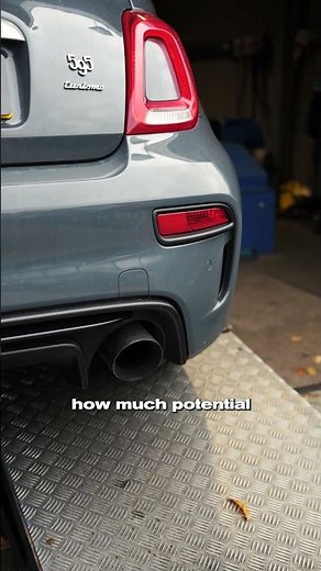 Tuning an Abarth 595 to 195HP 📈 #ecusoftware #ecutuning #remap #dyno #abarth595
