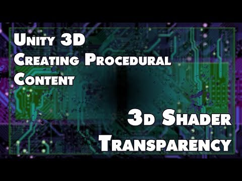 Transparent 3D Texture Shader in Unity