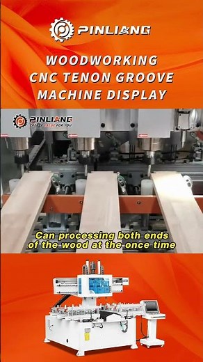 CNC Mortising Machine:Creating Perfect Double-Ended Tenons in 10s | Precision Woodworking Technology