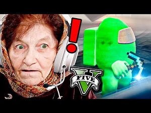 BABUSHKA reacts to GTA 5 AMONG US! (GTA 5 Mods)