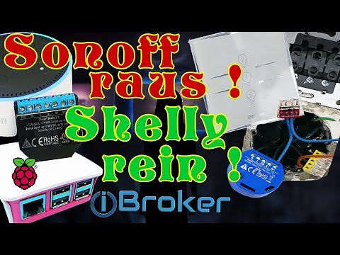 Shelly installation einbauen [Shelly Alexa, Shelly 2.5 WLAN Lichtschalter Smart Home Sonoff)