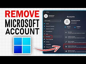 How To Remove Microsoft Account From Windows 11 | Full Guide