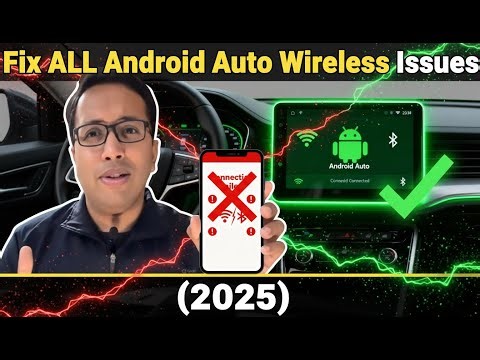 Fix ALL Android Auto Wireless Issues (2025) | Not Connecting, Disconnecting, Lag, Freezing SOLVED