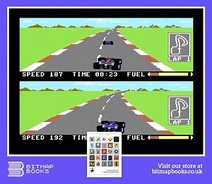 86K views · 1.8K reactions | Pitstop II - Featured in our book - Commodore 64: a visual compendium Discover the vast library of games that made the Commodore 64 the most popular home computer of the 1980s! Reprints coming soon  Get a stock alert: https://www.bitmapbooks.com/collections/all-books/products/commodore-64-a-visual-compendium-expanded-edition #bitmapbooks #book #retrogaming #c64 #commodore #gaming #f1 #formula1 #pitstop2 | Bitmap Books | Facebook