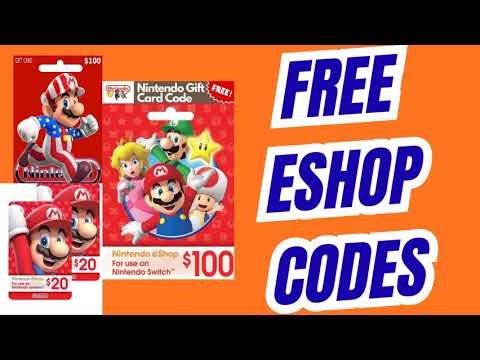 Unused Free Nintendo eShop Gift Card Codes 2025 | How To Free Nintendo Gift Card Codes,