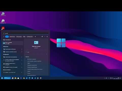 Abrir el panel de control en Windows 11