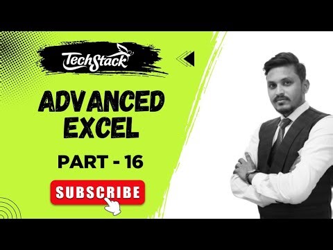 Advanced Excel Full Course in Hindi (Part 18) | Free Basic to Advanced Excel Course | Techstack