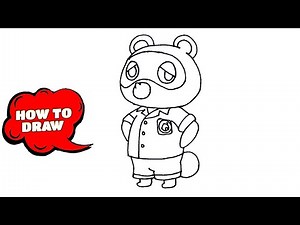 How to Draw Animal Crossing Characters (Tom Nook)