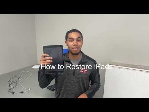Restoring iPads with iTunes
