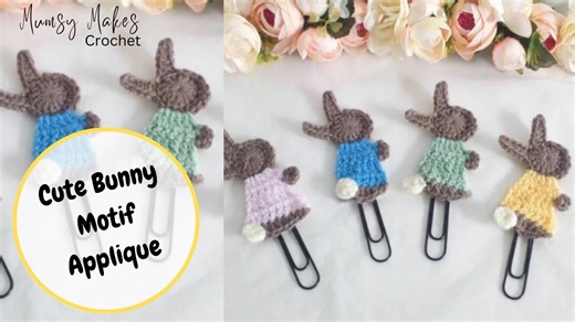 Easy Crochet Bunny Tutorial – Applique & Motif