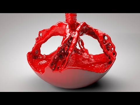 Cinema 4D - Water Simulation Animation