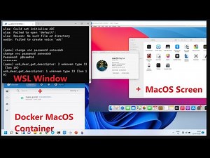 WSL+Docker+Apple MacOS X Big Sur installation in Windows 11