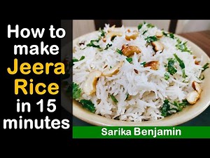 How to make Jeera Rice in 15 Minutes | Simple Jeera Rice Recipe | | Benji's Home Cooking