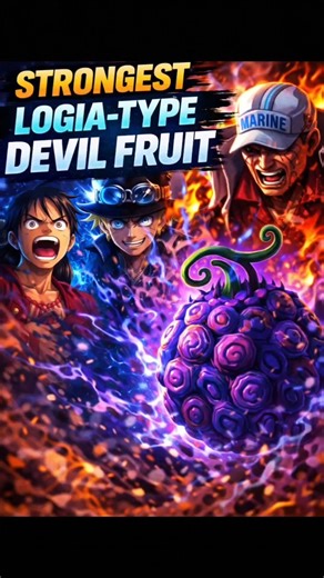 Top 5 Strongest Logia Devil Fruits in One Piece #anime #animeshorts #shorts