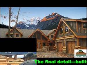 The last proud moment before shipping the log home. | Log Homes Canada