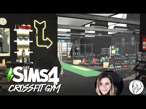 Sims 4 Crossfit Gym Speed build | CC - Syboulette