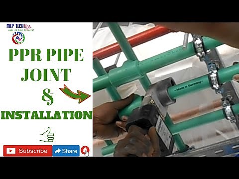 PPR Pipe Joint and Installation | PPR Installation | PPR Pipe Welding Machine | By MEP Tech Tips