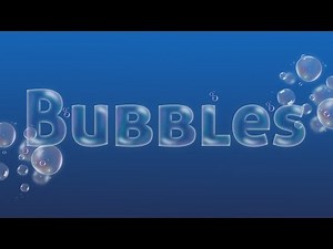 How To photoshop - Bubble Typography- Photoshop Tutorials