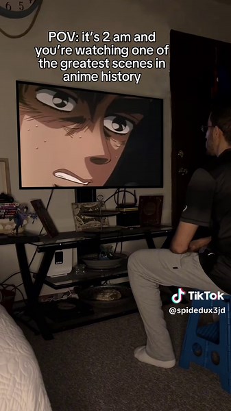 This scene was such a masterpiece 👑😮‍💨 #initiald #ae86 #trueno #jdm #anime