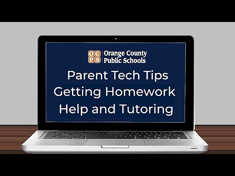 Parent Tech Tip- Getting FREE Homework Help and Tutoring
