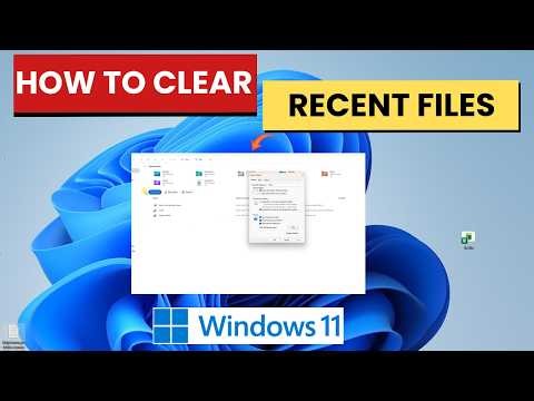 How to Clear File Explorer History Recent Files in Windows 11