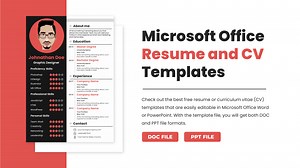 Download Professionally Designed Resume Templates - PowerPoint School