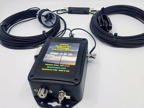 EFHW- End Fed Half Wave antenna EFHW-7510-2K 75-10M band for HAM radio