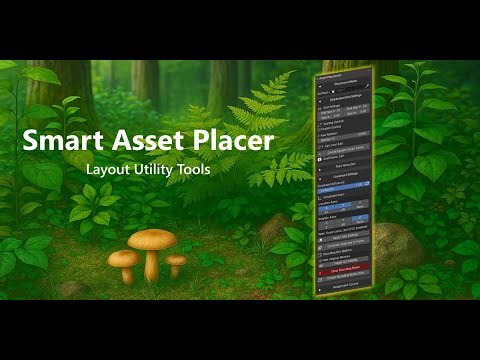 Blender Addon - Smart Asset Placer Multi Object Asset Creation