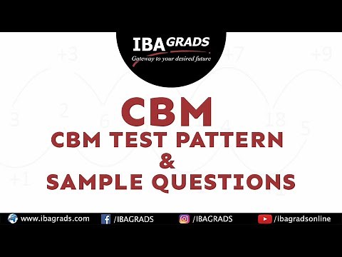 CBM Test Pattern and Sample Questions