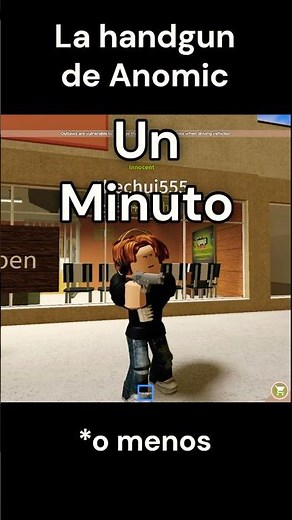 The Handgun in Anomic in under a minute #roblox #anomic #gaming