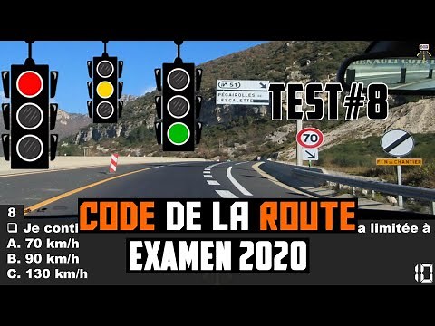 40 question et réponse 😘 code de la route 2020 test contient des pièges #8 ‪@code_de_la_route‬