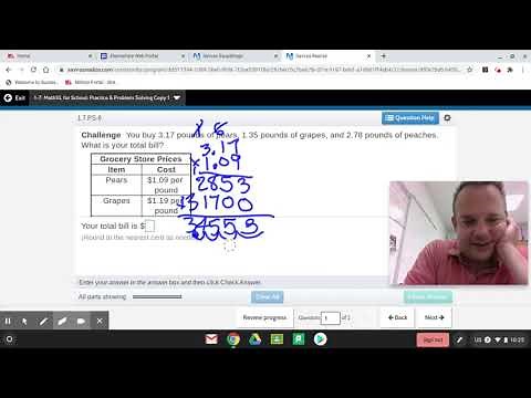 1-7 Practice & Problem Solving EnVision Math Grade 6